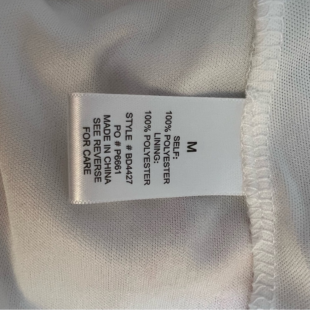 White Embroidered Dress - Picture 8 of 9